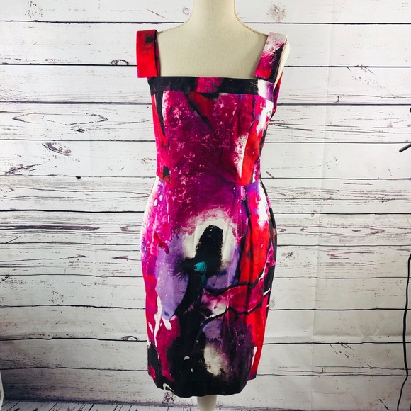 ESCADA Delphi Fantasy Watercolor Zipper Dress, 8 - Picture 2 of 8